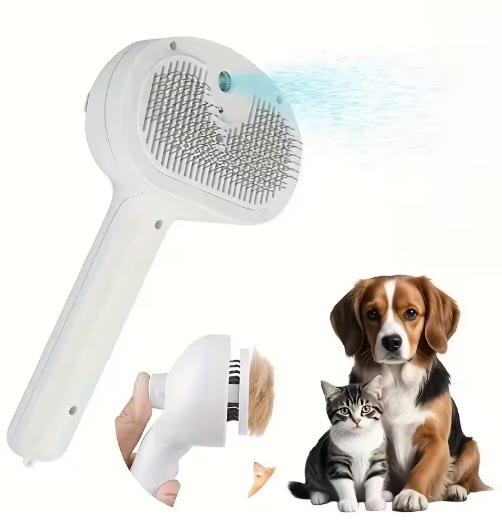 Brosse Vapeur 2-en-1 PetLuxe™ – Éliminez les poils et saletés en 60 secondes
